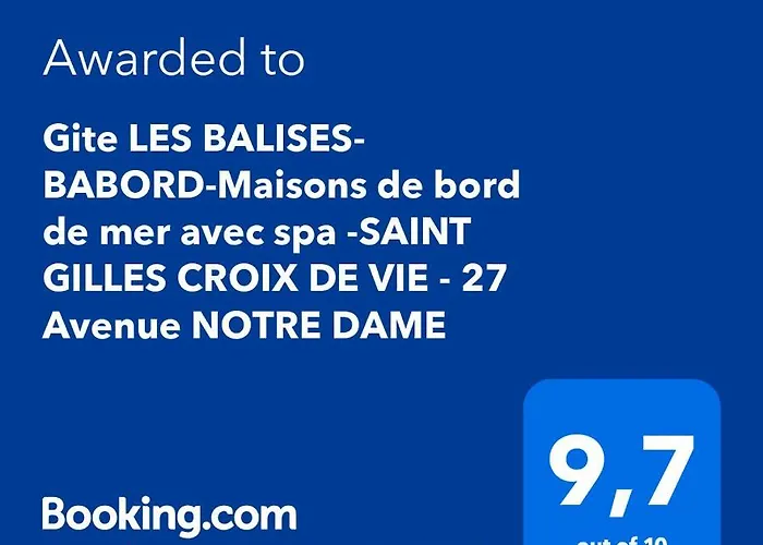 Hébergement de vacances Les Balises- Babord-maisons De Bord De Avec -saint Gilles Croix De Vie - 27 Avenue Notre Dame